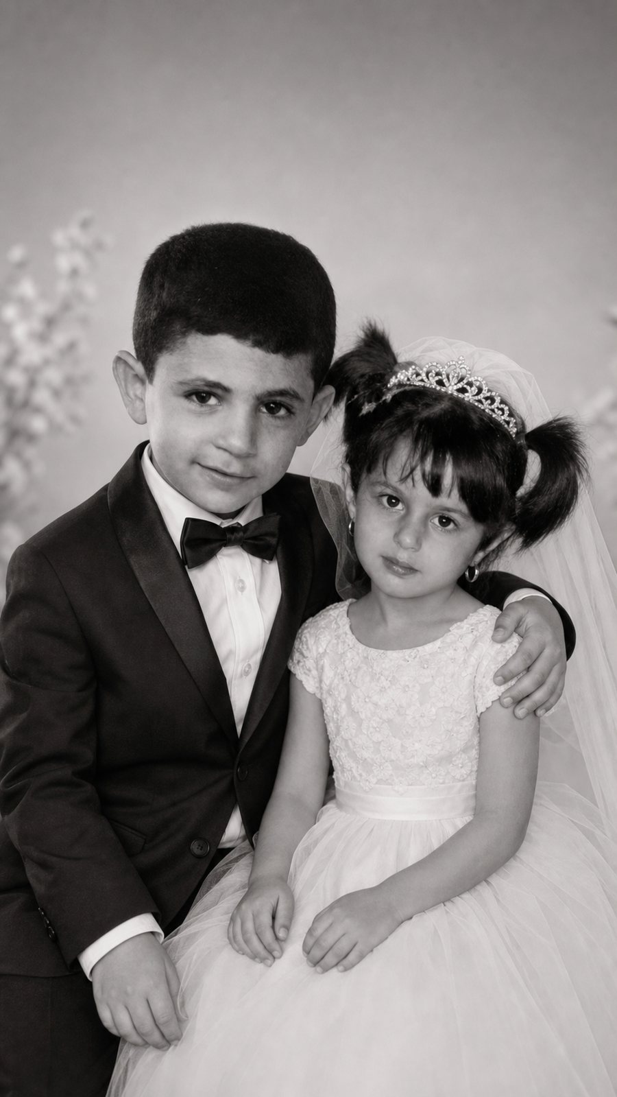 امیرمسعود و محدثه در کودکی